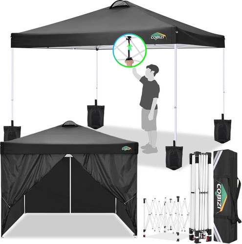Gazebo 3x3m pieghevole - gazebo, 4