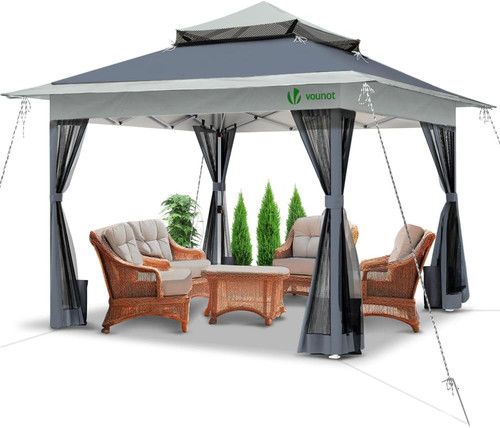 Gazebo 6x3 6m pieghevole - 3.6x3.6m,