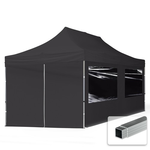 Gazebo pieghevole 3x6m con - pieghevole,
