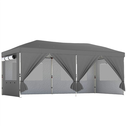 Gazebo pieghevole 3x6 - 3x6, con