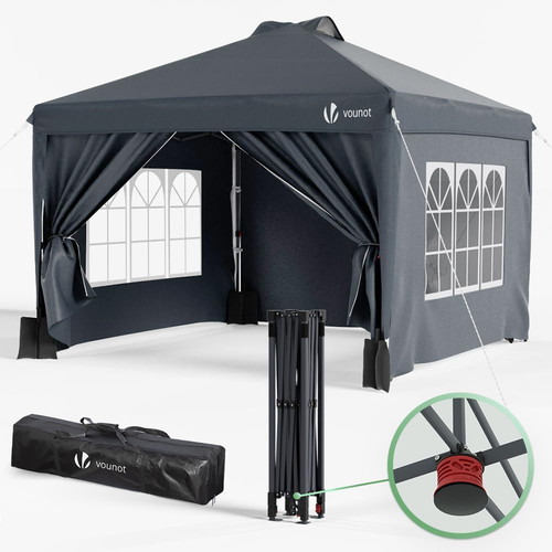Gazebo 3x3m pieghevole con - gazebo,