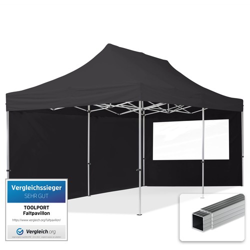 Gazebo pieghevole 3x6m - 3x6m, con