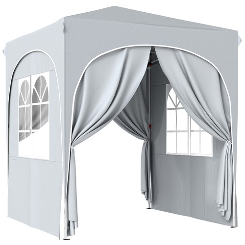 Gazebo pieghevole 2x2 - pieghevole,
