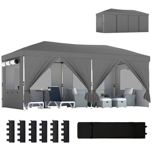 Outsunny gazebo pieghevole - outsunny,